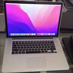 MacBook Pro 15 Inch 16GB RAM 256GB SSD core i7 