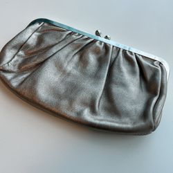 Express Silver Clutch 