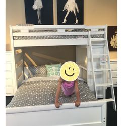 Twin Over Full Bunk Bed With Desk