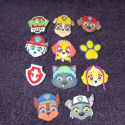 Paw Patrol Croc Charms Each Bundle $8