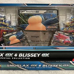 2025 POKEMON SNORLAX EX & BLISSEY EX SPECIAL COLLECTION 
