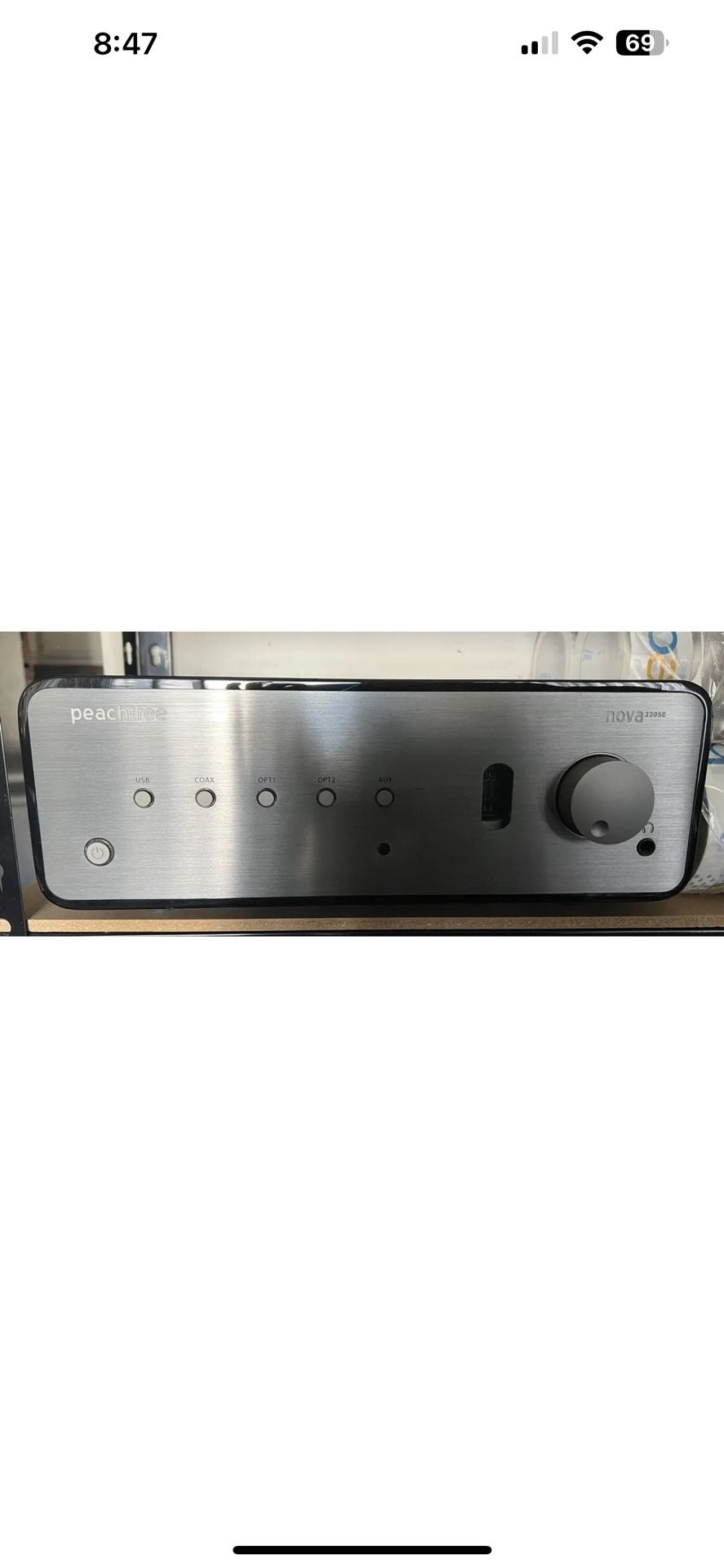 Peachtree Audio 220SE Integrated Amp . Like New No Scratch
