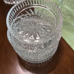 Princess House  4 Lead Coasters 
