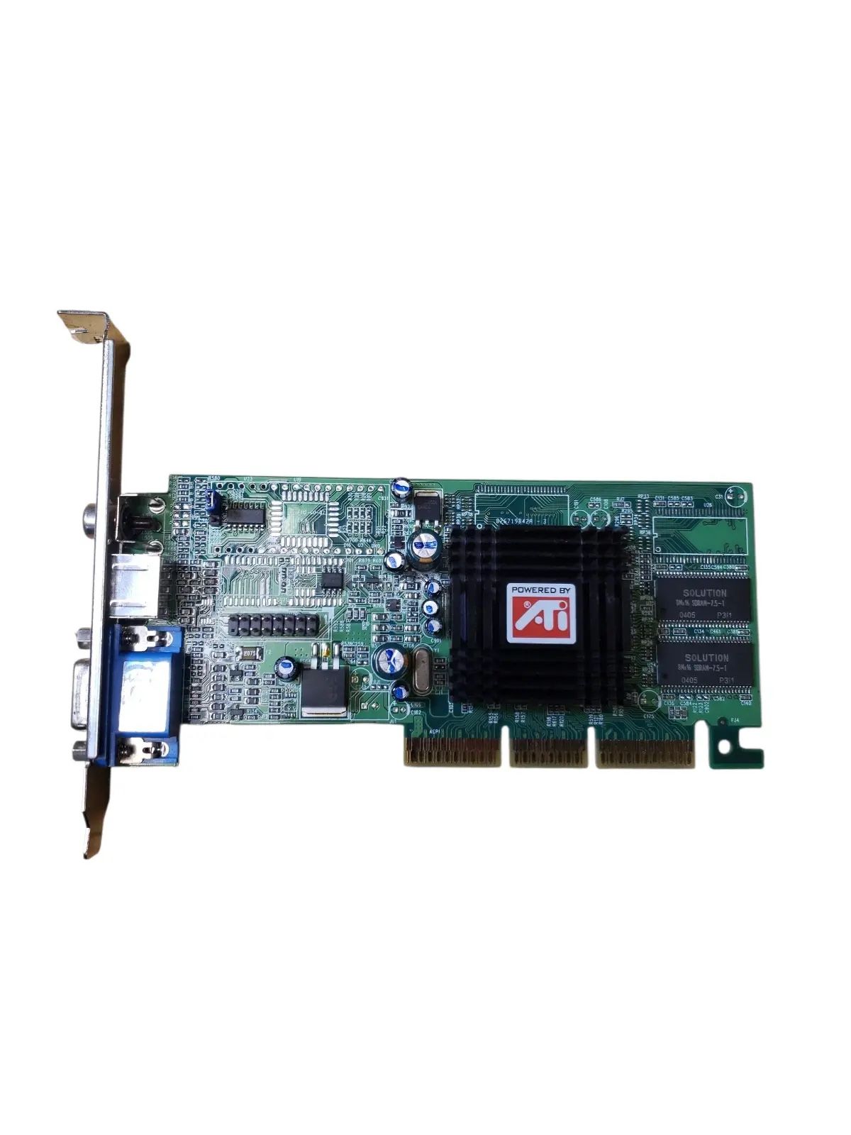 RADEON 7000 32M TVO 1024-2112-B7-SA AGP GRAPHICS CARD Composite, S-Video, VGA