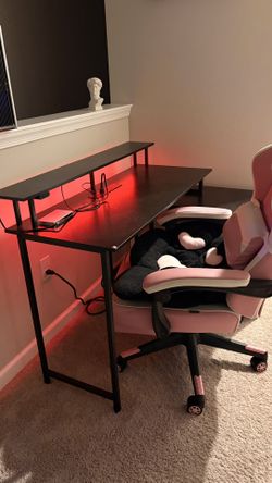 Led Computer Gamer Desk