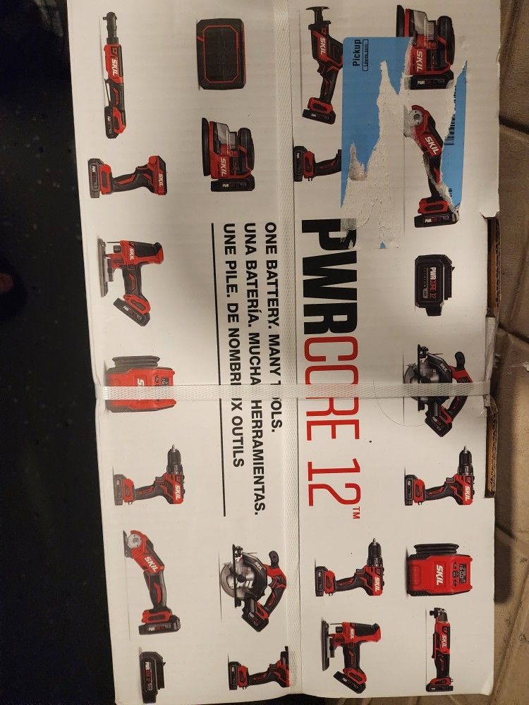 Skil 12 Power Tools Battery Rechargeable Drill Saw Sander