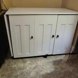 Drop Leaf Craft Table/Sewing Cart