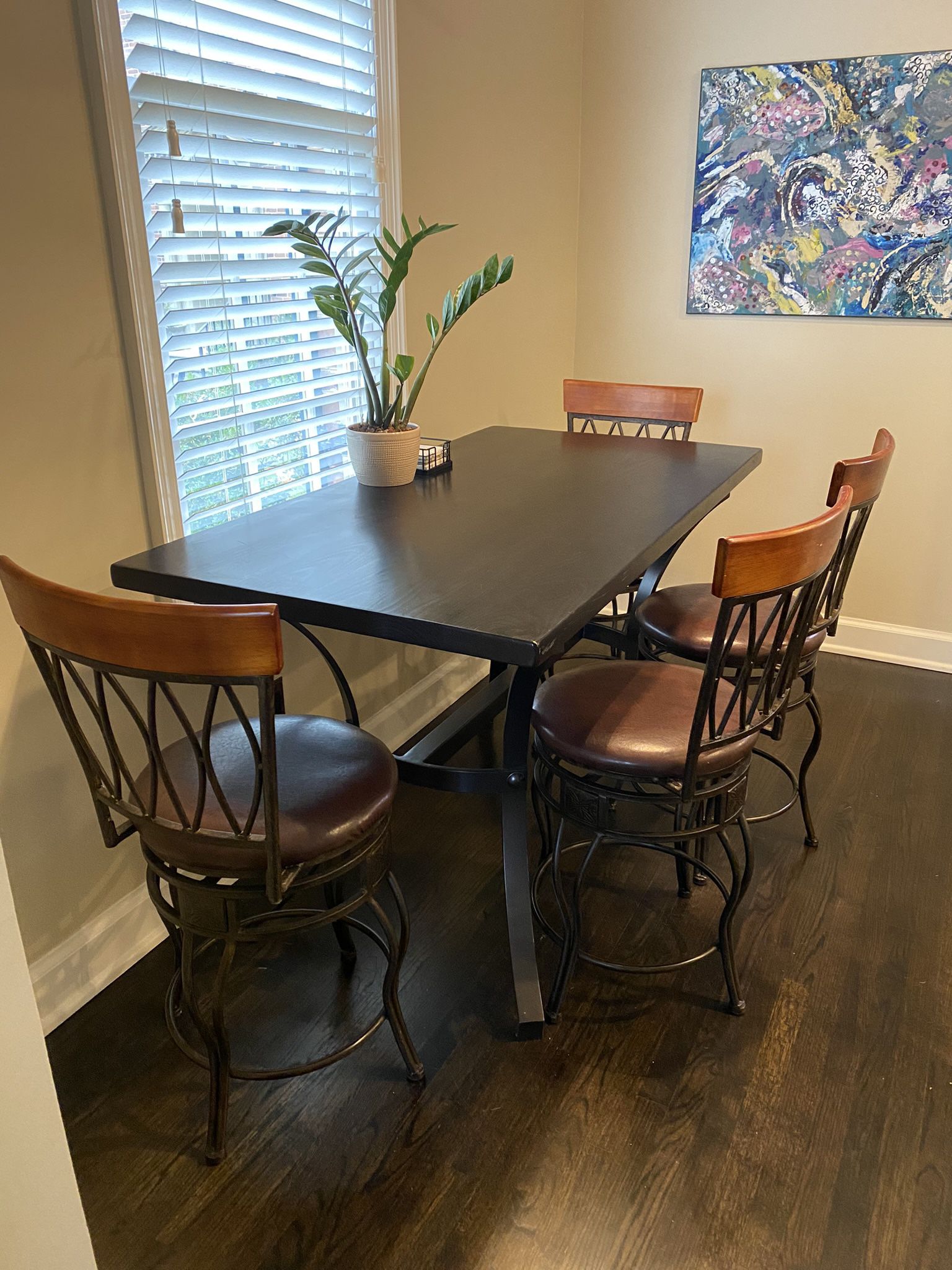 Dining Table With Four Chairs