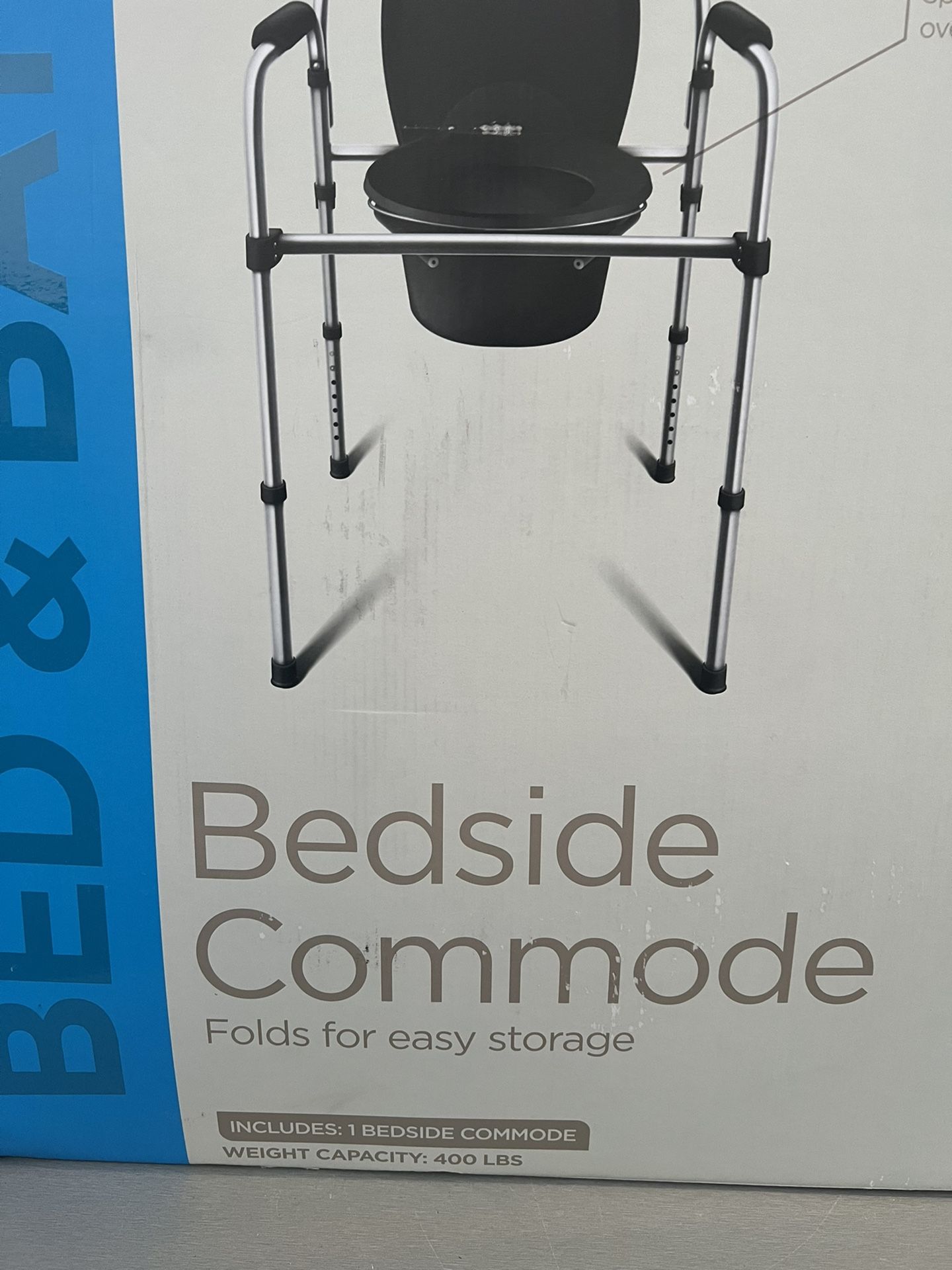 Equate WAL89664EL 1 Bedside Commode New complete open box . Box does