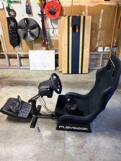 Logitech G29 with shifter and Playseat