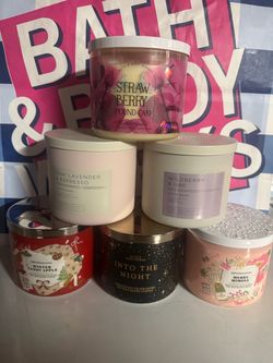 New 3 wick candles.