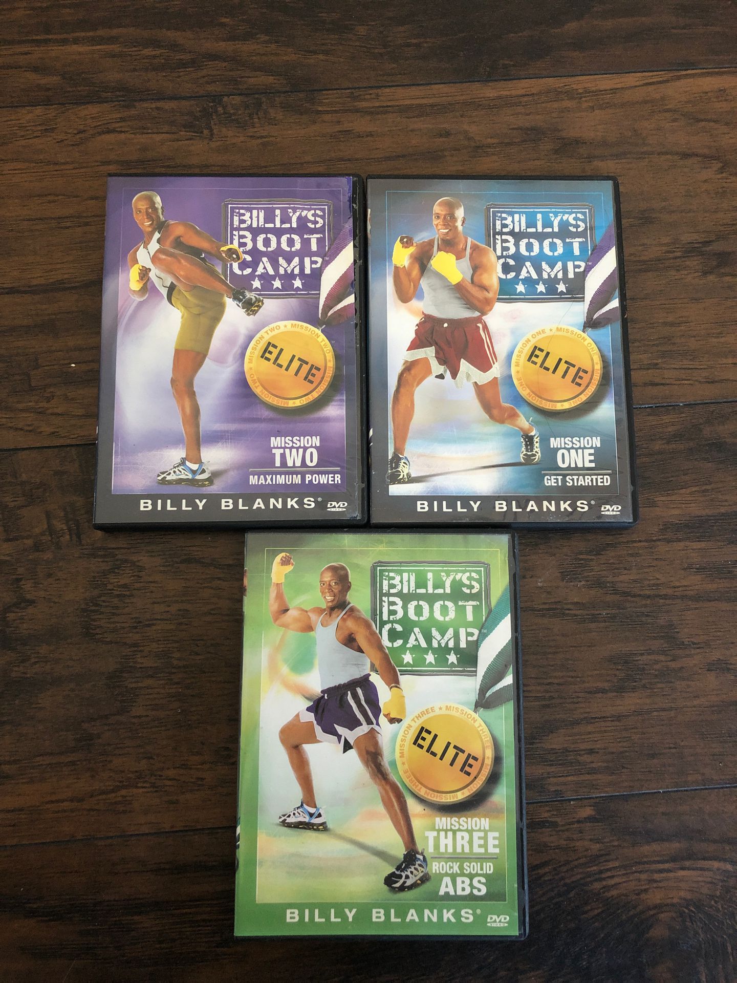 Billy’s Bootcamp workout DVDs set of 3