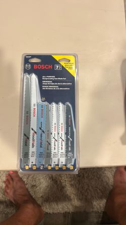 Brand new Bosch RAP7PK7 -Piece Wood/metal Cutting Reciprocating Saw