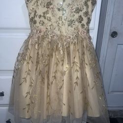 Gold Dress Size 6
