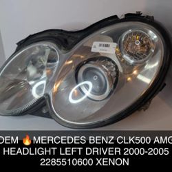 ✅️ OEM MERCEDES BENZ CLK500 AMG HEADLIGHT Right Passenger 2000 To 2005 -$275