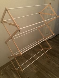 Wooden Collapsible Dryer Rack