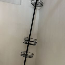Shower Tension Pole Caddy Corner
