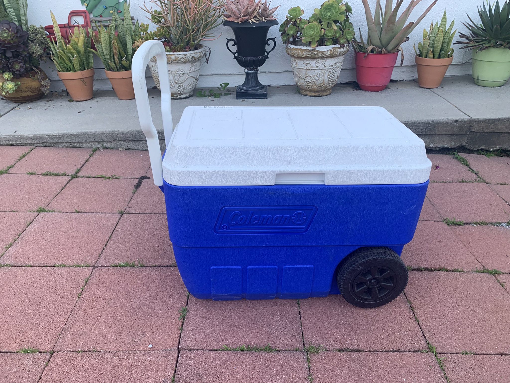 Coleman Cooler with Wheels
