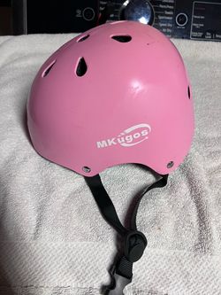 MKugos Pink Kids Bike Helmet