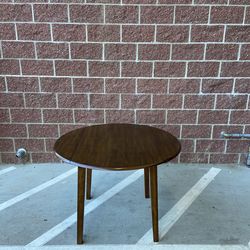 Small drop leaf dining table, solid wood