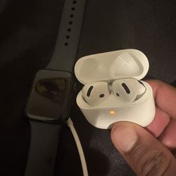 AirPods and Apple Watch 