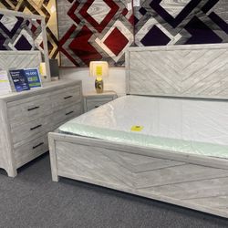 4 Pc King Size Bed frame Set $799
