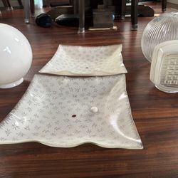 Vintage Glass Light Shades (Set of 5)