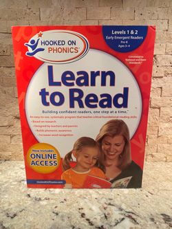 Hooked on Phonics Learn to Read Level 1 and 2