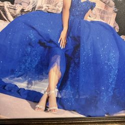 Royal Blue Quince Dress Bundle 