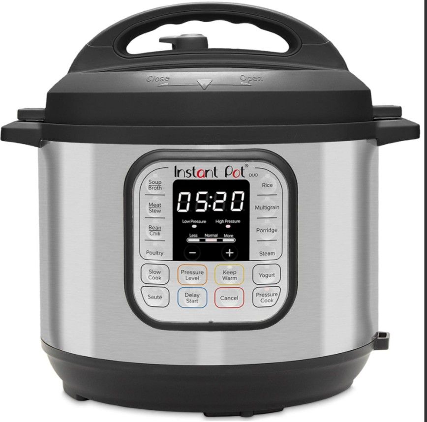Instant Pot Duo 7-In-1 Electric Pressure Cooker, Slow Cooker, Rice Cooker, Steamer, Sauté, Yogurt Maker, Warmer & Sterilizer, Includes App With Over 8