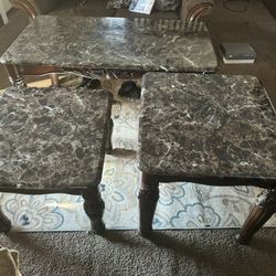 Coffee Table And End Tables