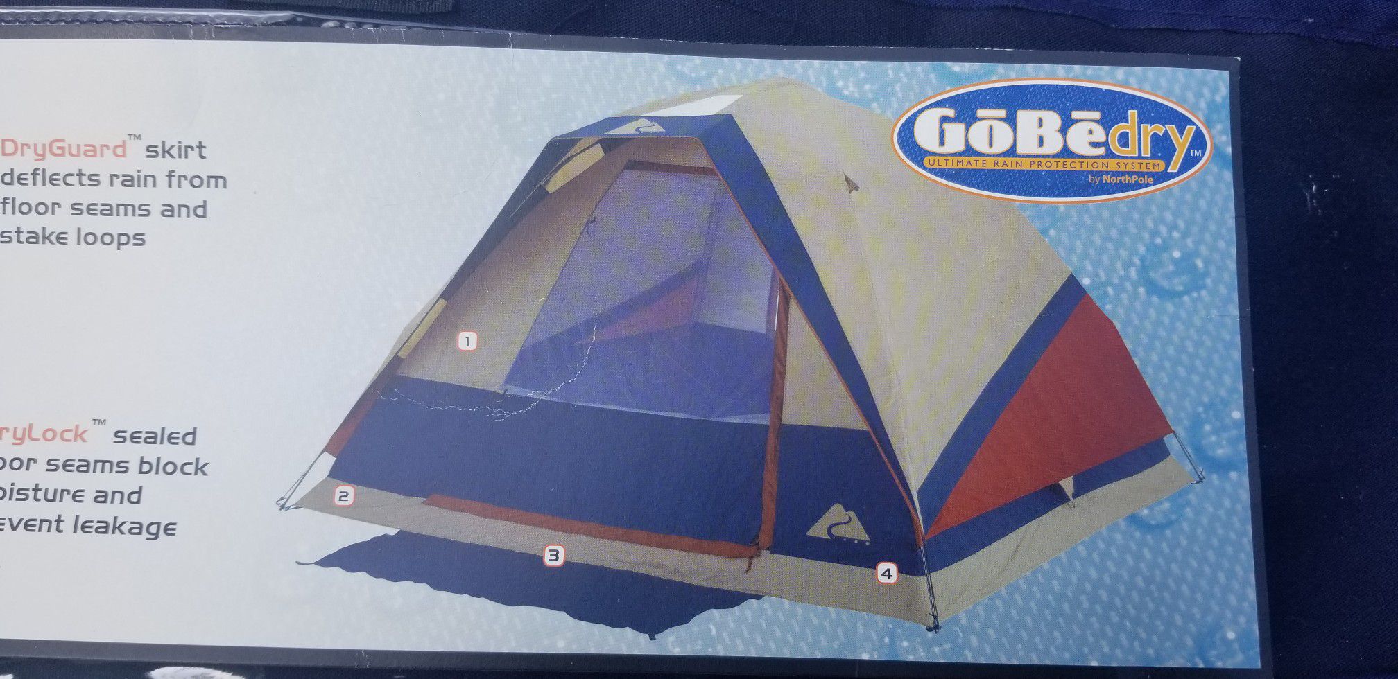 Ozark Trail EZ Tent 9ftx9ft Sleeps 5