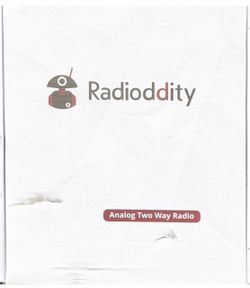 Radioddity Analog Two Way Radio