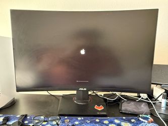 ASUS TUF Gaming 32” QHD 144Hz Curved Monitor – VG32VQ