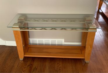 Glass Metal Wood Tables