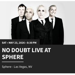 No Doubt Tickets Las Vegas May 23
