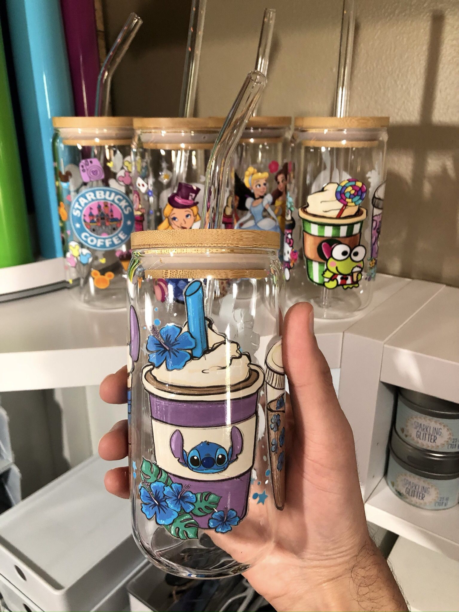 New Glass Cup’s $18 each