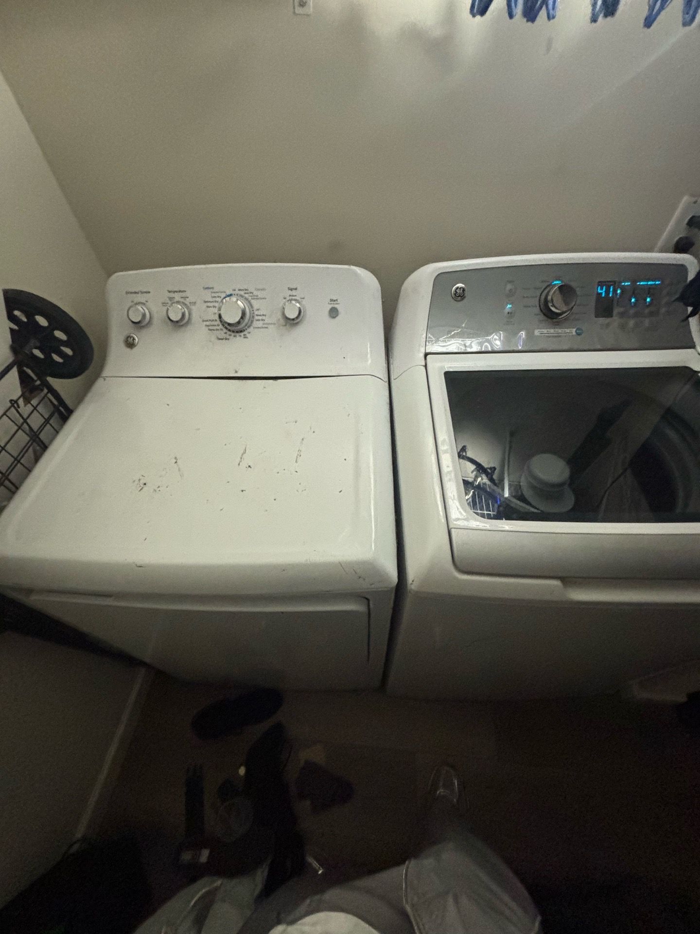 Washer and dryer