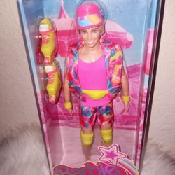 Barbie The Movie Ken Rollerskate Doll New