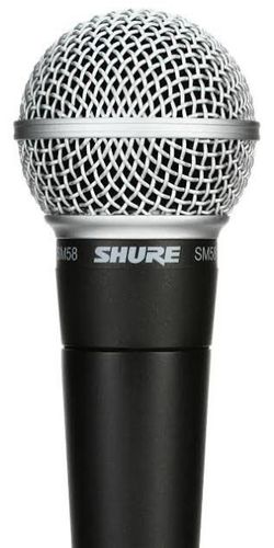 GENUINE Shure SM58 Dynamic Microphone + Vinyl Case + MIC clip