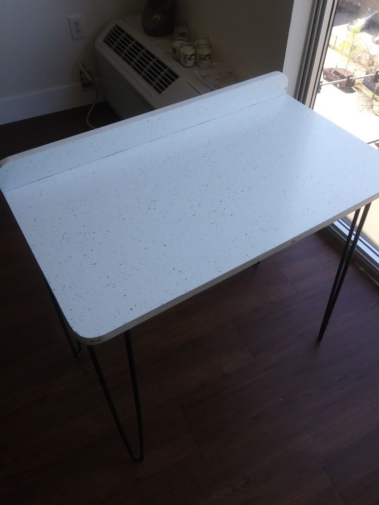 Antique Table With Iron Legs PICK UP DOWNTOWN