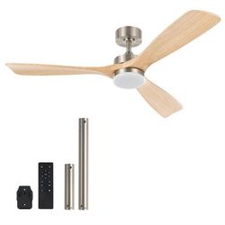 52 In Wood Ceiling Fan