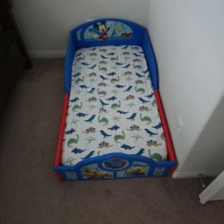 New Mickey Mouse Toddler Bed With Mattress
