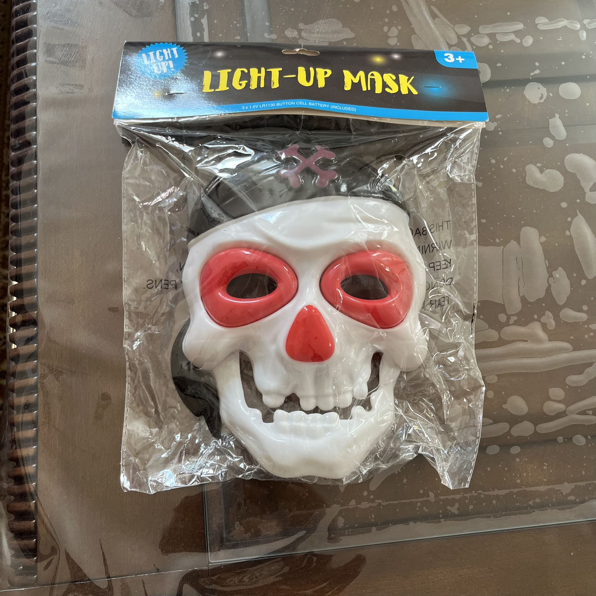 Halloween Ghost Light Up Mask New