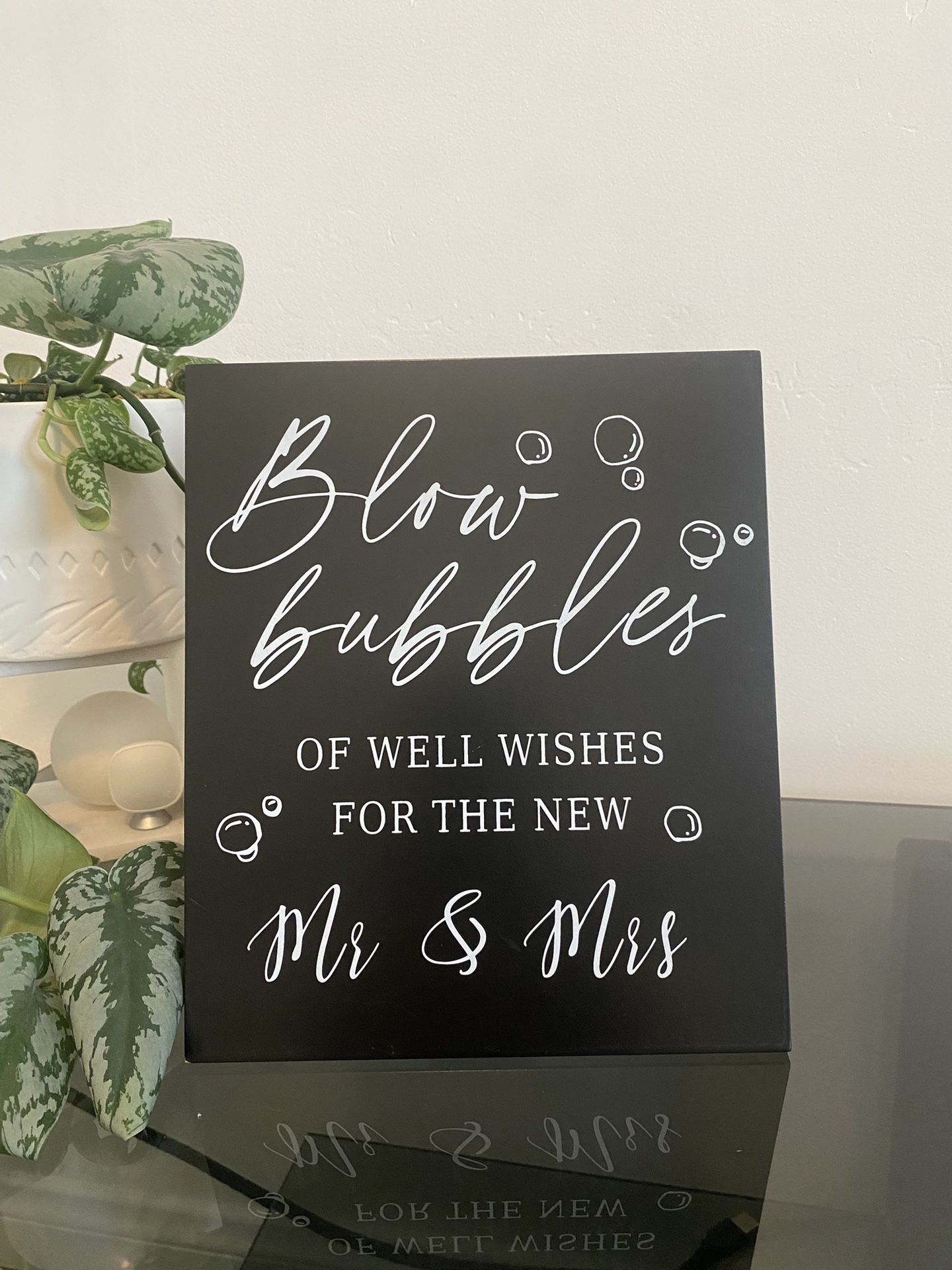 Wedding Event Party Wooden Sign