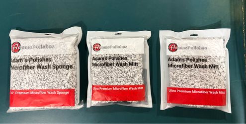 Adam’s microfiber sponge & mitts