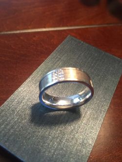 14K White Gold Wedding Ring