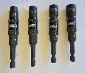 DEWALT DWPVTDRV 4-Piece IMpact Ready Magnetic Nut Driver Set