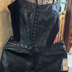 Wilson Leather Outfit 2 Piece Maybe Use For Costume 