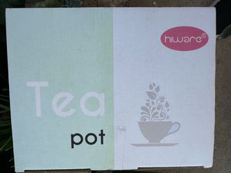 New glass tea pot